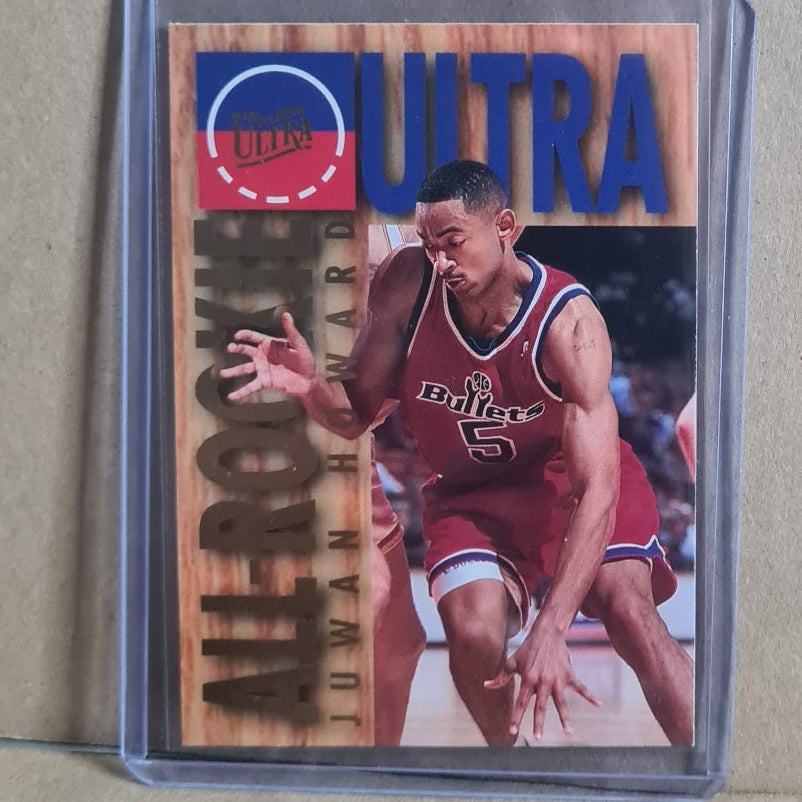 Juwan Howard 1995 Fleer Ultra 94-95 All-Rookie RC 3 of 15 NBA Basketball Washington Bullets Excellent 