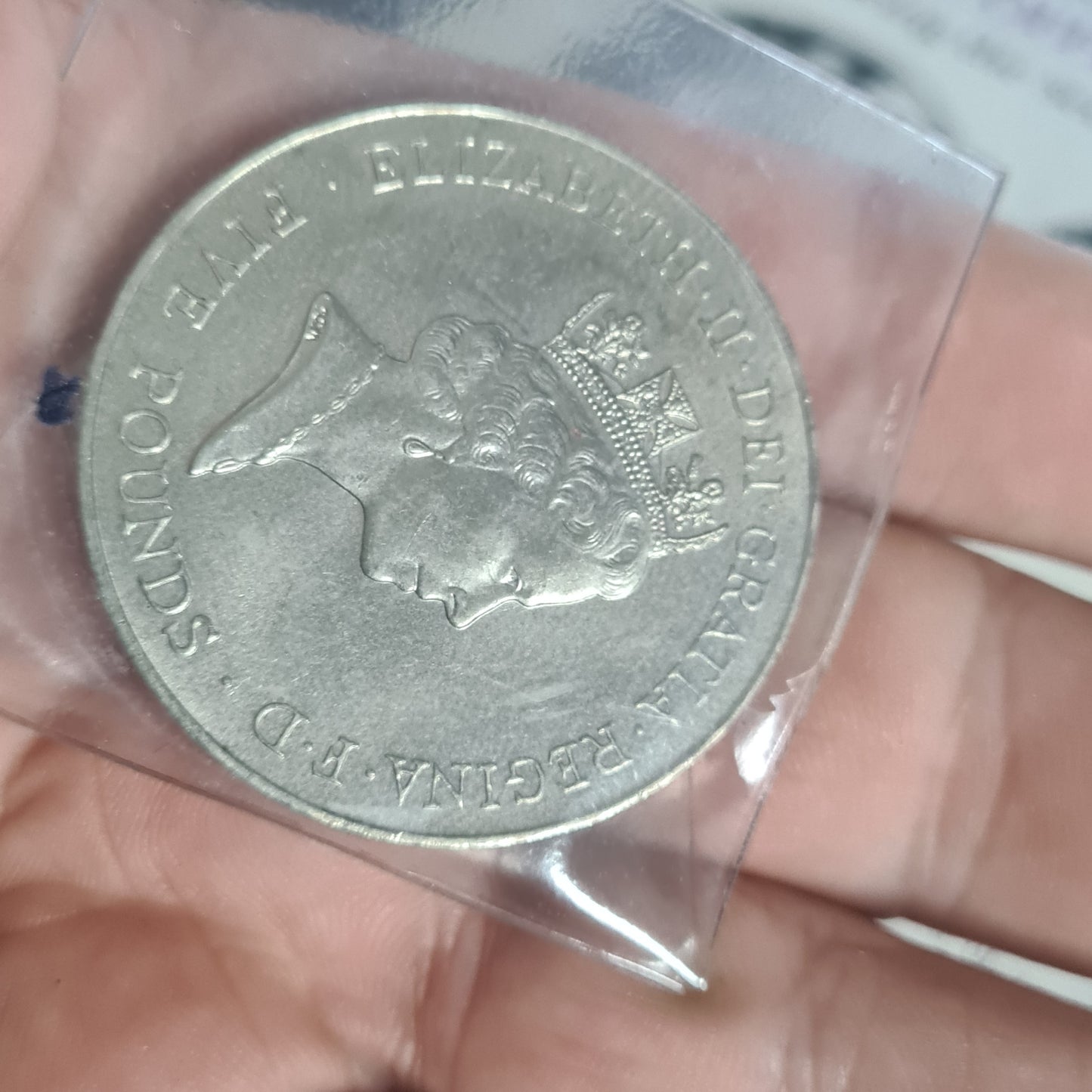 ECU Sowing the seed for Europe coin and paperwork  + 1996 ecu five pounds coin