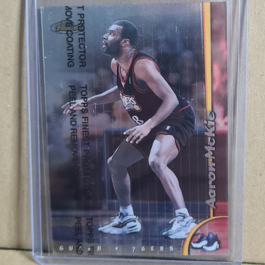 Aaron McKie Topps Finest 1998 #110 NBA Basketball Philadelphia 76ers Ex- sleeved