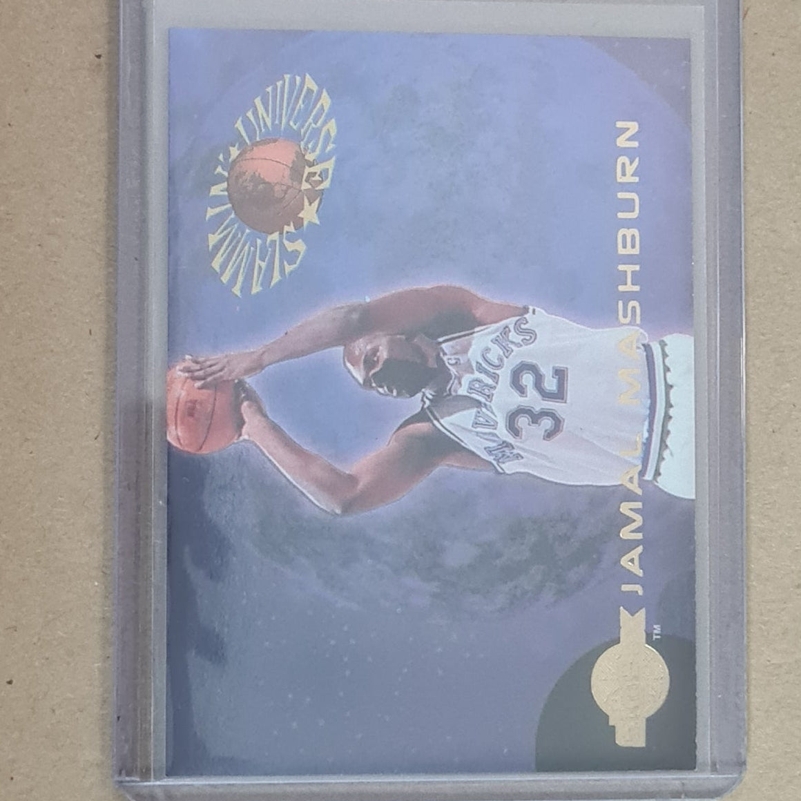 Jamal Mashburn Skybox 1995 Slammin Universe #SU14 NBA Basketball Dallas Mavericks Ex- sleeved