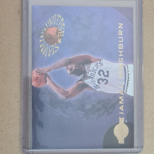Jamal Mashburn Skybox 1995 Slammin Universe #SU14 NBA Basketball Dallas Mavericks Ex- sleeved