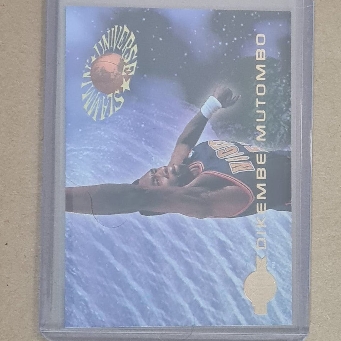 Dikembe Mutombo Skybox 1995 Slammin Universe #SU18 NBA Basketball Denver Nuggets Ex- sleeved