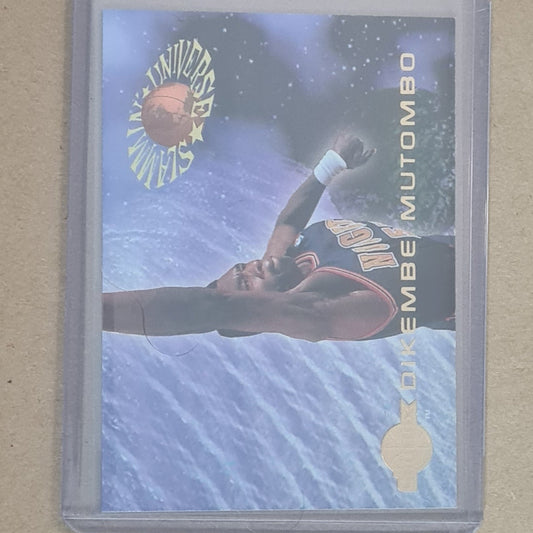 Dikembe Mutombo Skybox 1995 Slammin Universe #SU18 NBA Basketball Denver Nuggets Ex- sleeved