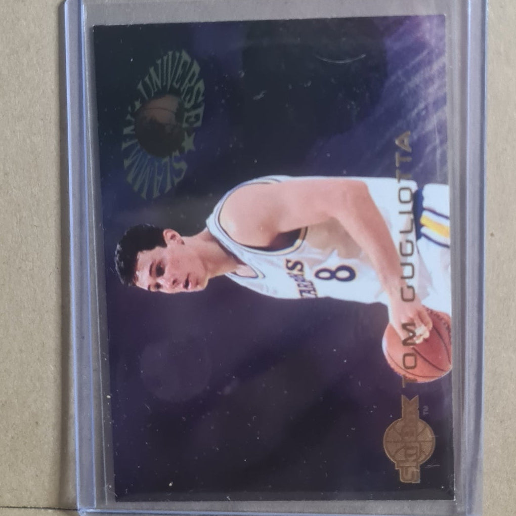 Tom Gugliotta Skybox 1995 Slammin Universe #SU9 NBA Basketball Golden State Warriors Ex- sleeved