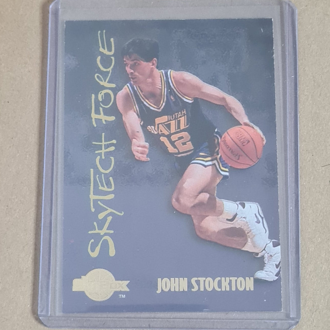 John Stockton 1996 Skybox Skytech SF29 NBA Basketball Utah Jazz Excellent Sleeved