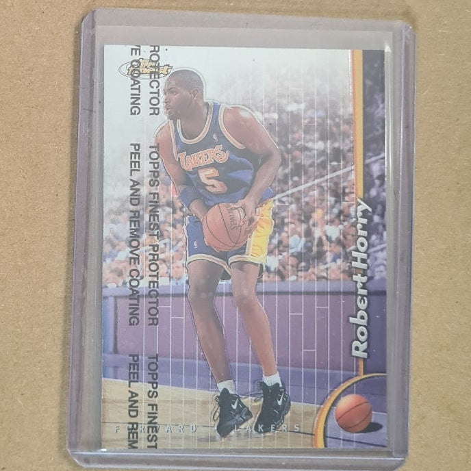 Robert Horry Topps Finest 1998 #59 NBA Basketball LA Lakers Ex- sleeved