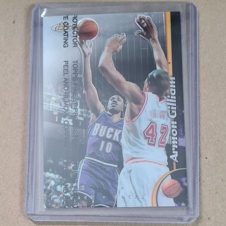 Armon Gillian Topps Finest 1998 #85 NBA Basketball Milwaukee Bucks Ex- sleeved