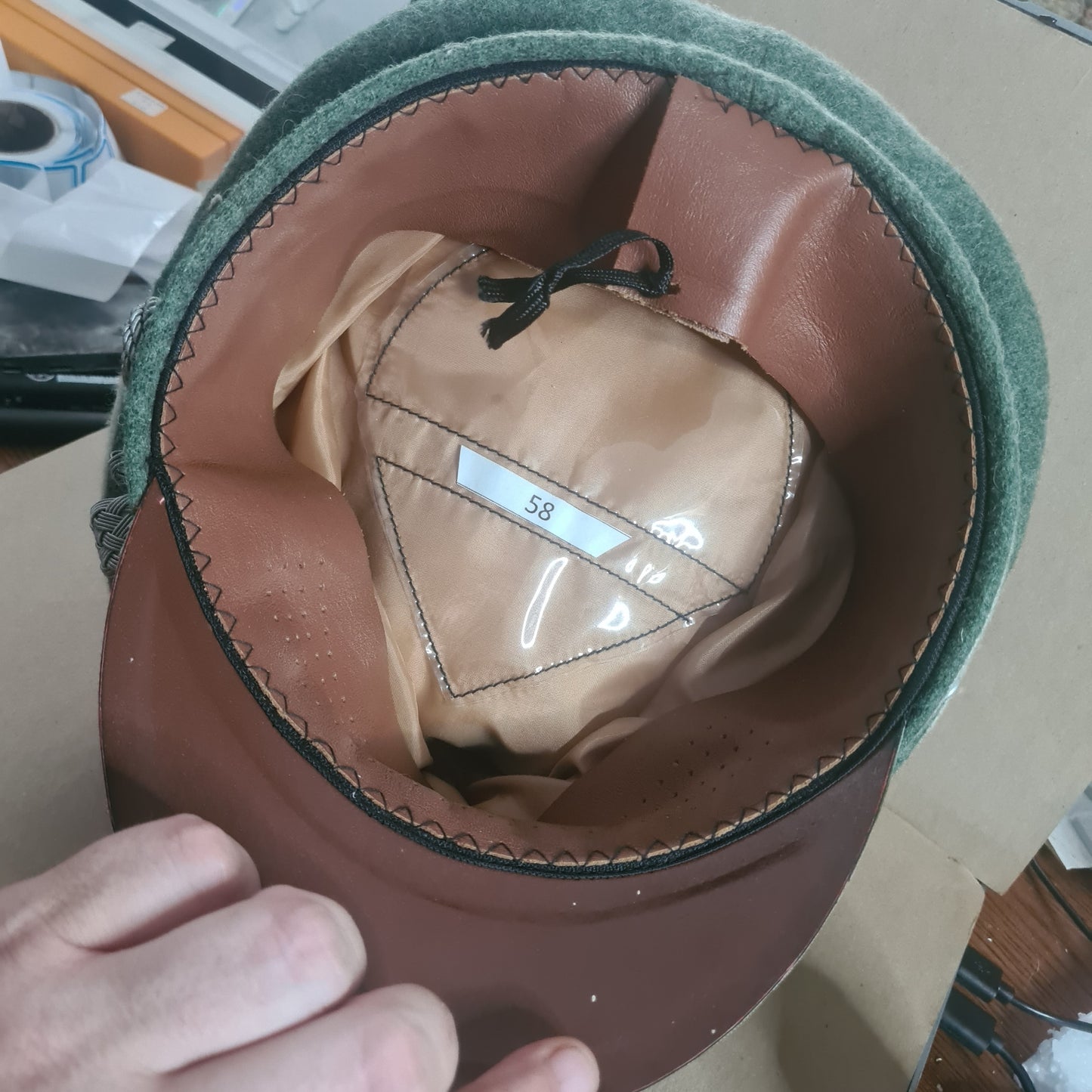 WW2 German Heer Officers Visor cap quality reanactment reproduction size 58