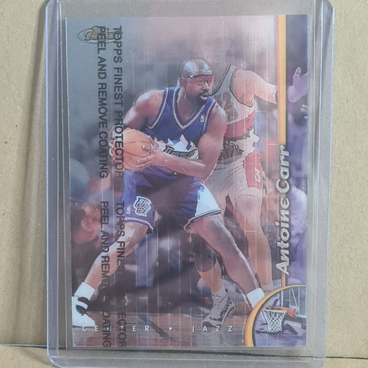 Antoine Carr Topps Finest 1998 #50 NBA Basketball Utah Jazz Ex- sleeved