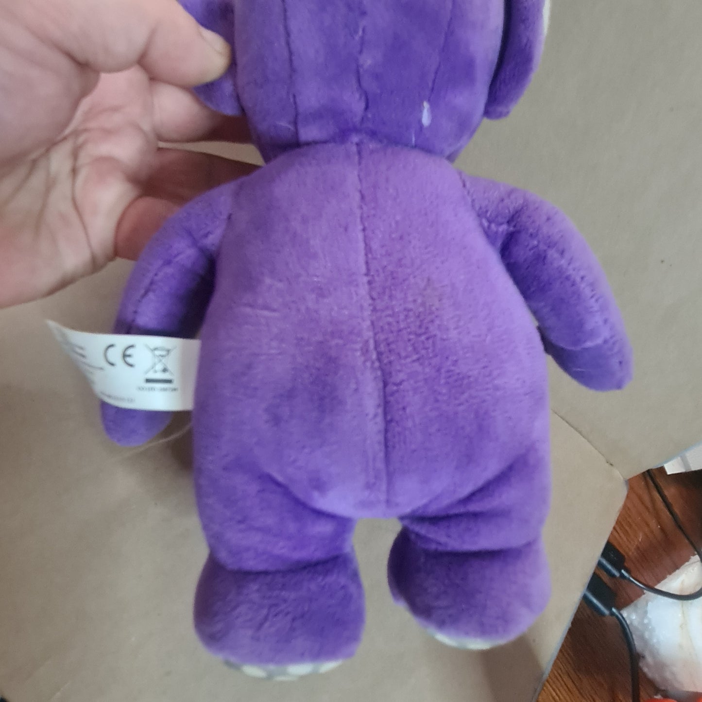 Teletubbies Tinky Winky Plush 2017 Character Options Purple Soft Toy Talking 11" used