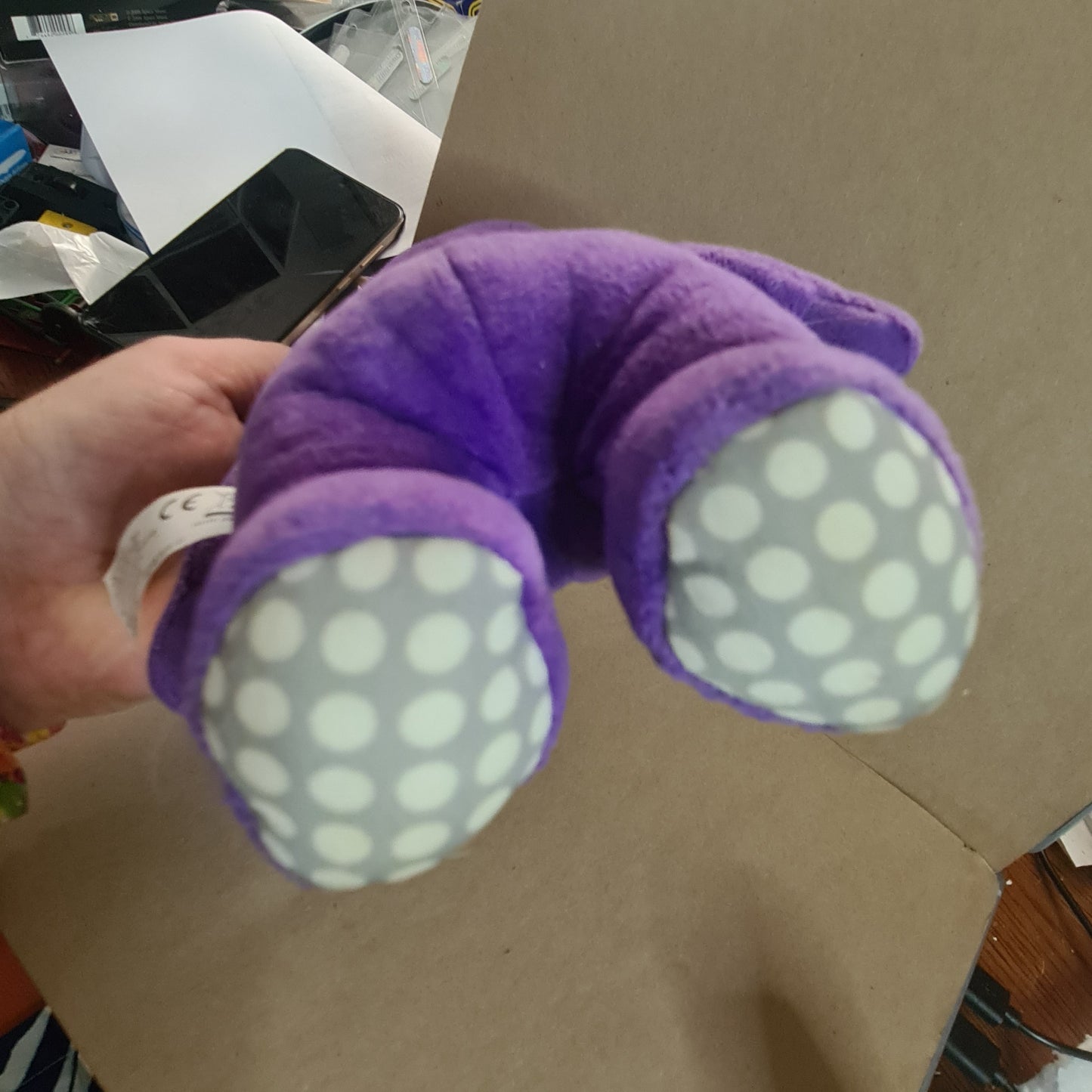 Teletubbies Tinky Winky Plush 2017 Character Options Purple Soft Toy Talking 11" used