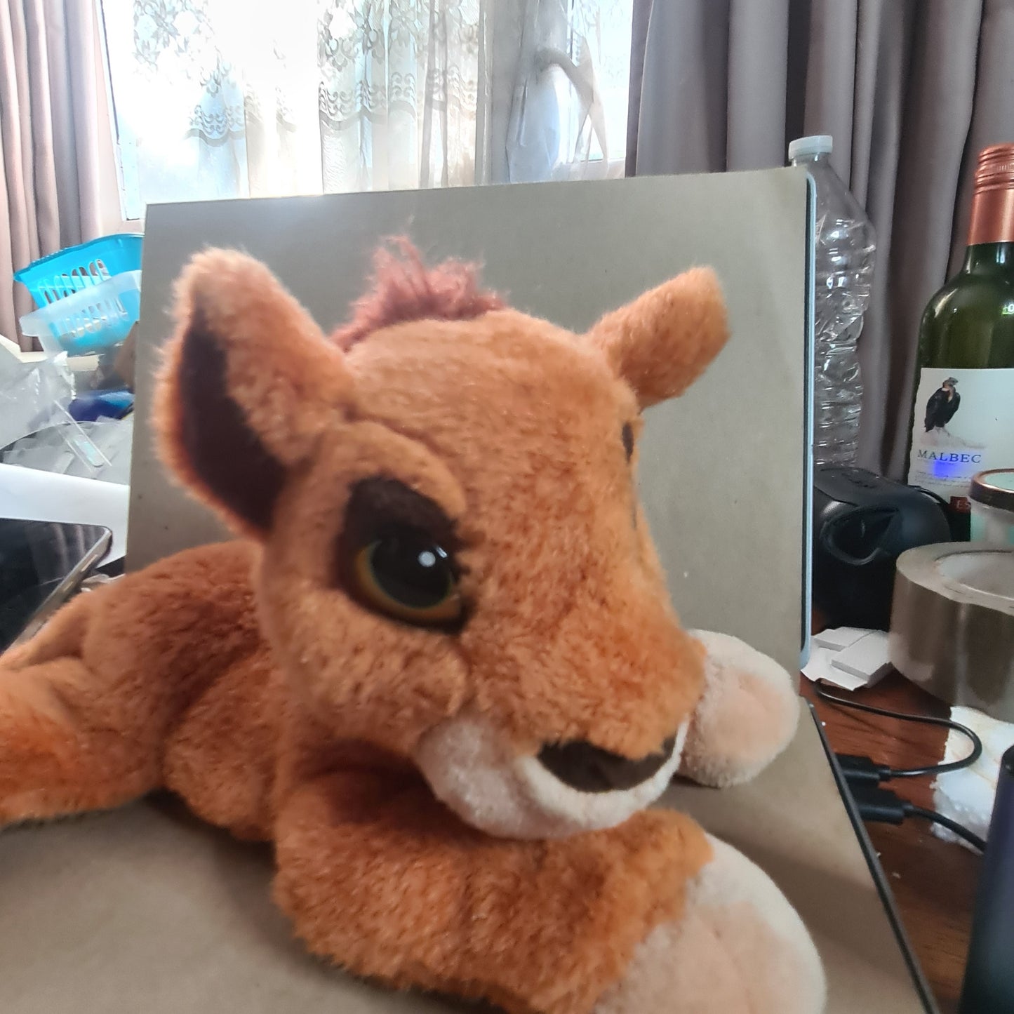 Disney Lion King simbas's Pride 10 inch sounds plush lion kovi kiara ? nice 1998