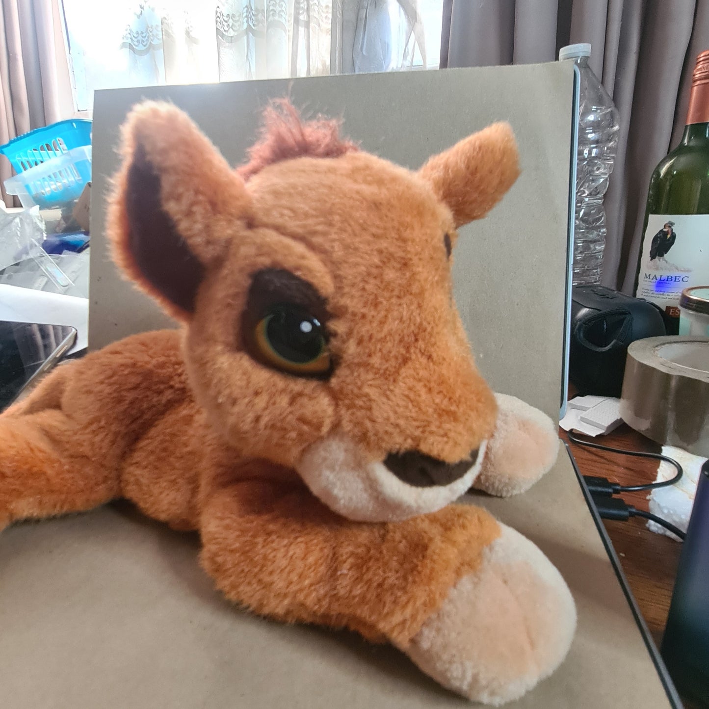 Disney Lion King simbas's Pride 10 inch sounds plush lion kovi kiara ? nice 1998