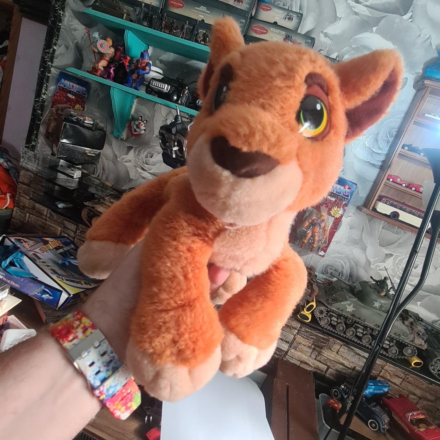 Disney Lion King simbas's Pride 10 inch sounds plush lion kovi kiara ? nice 1998