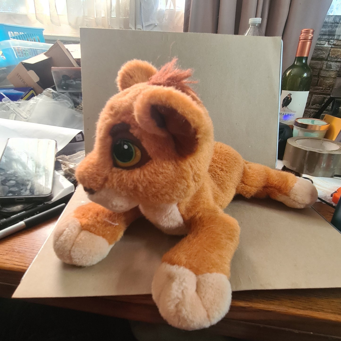 Disney Lion King simbas's Pride 10 inch sounds plush lion kovi kiara ? nice 1998