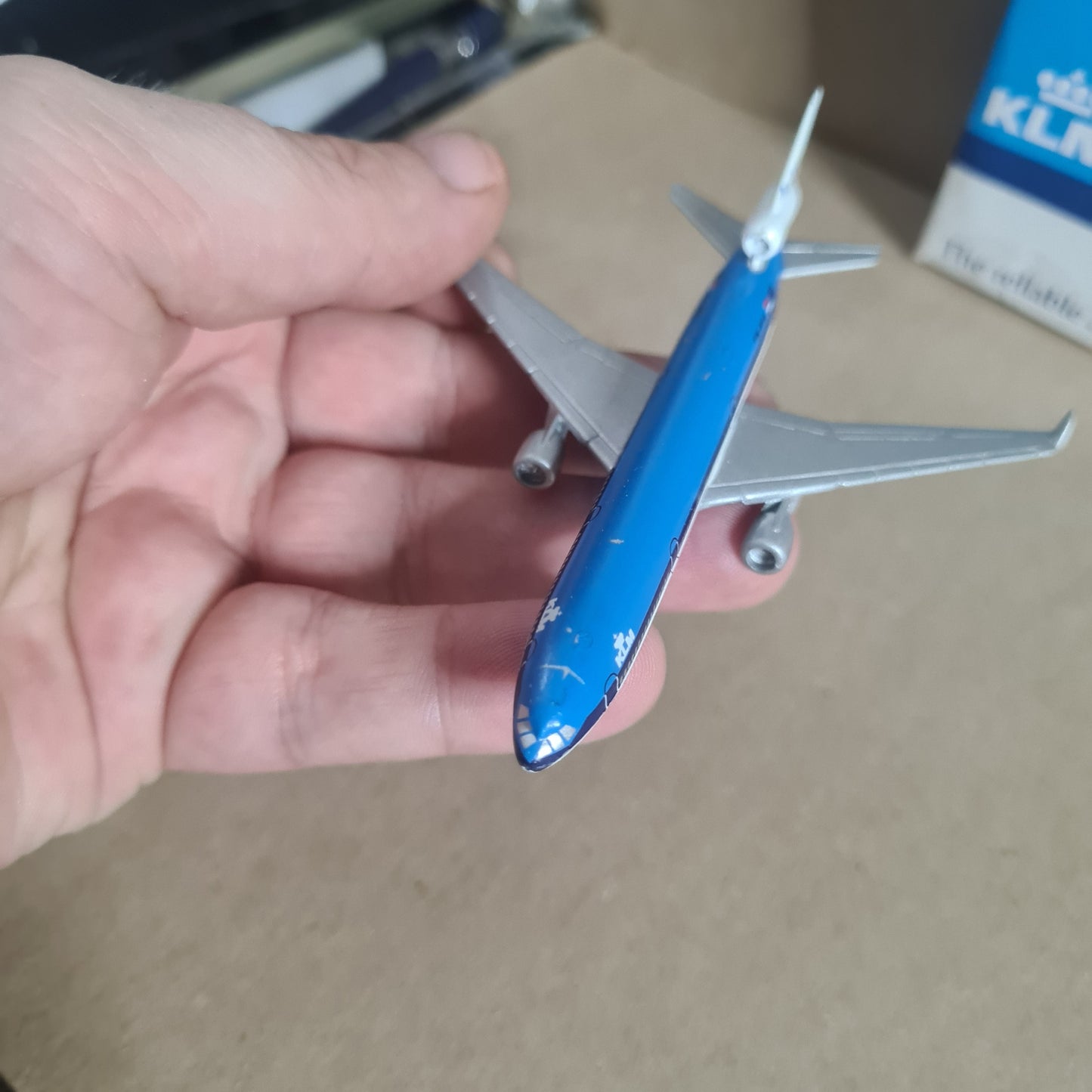 Schabak 1:600 MD -11 KLM Diecast model plane 943/5 good boxed