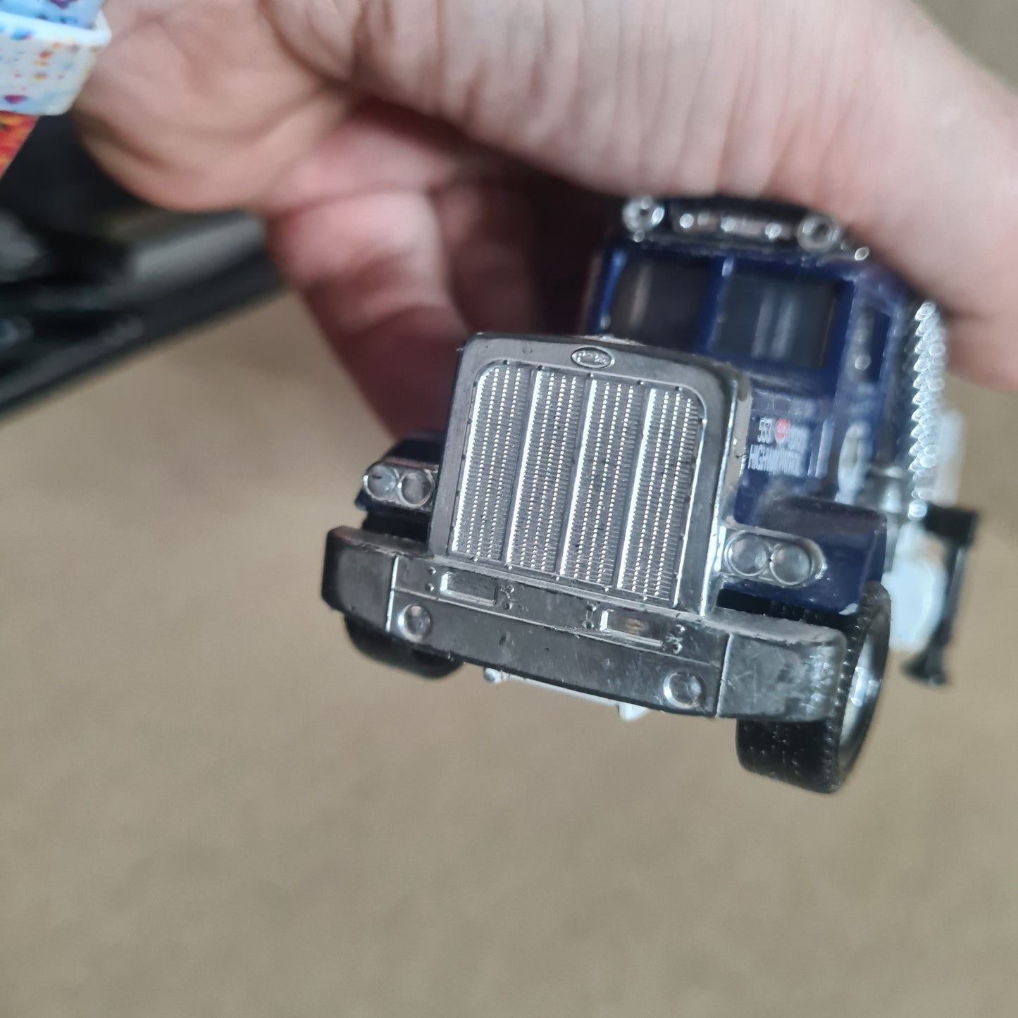 Matchbox Superkings peterbilt city police highway patrol tow truck diecast model loose good