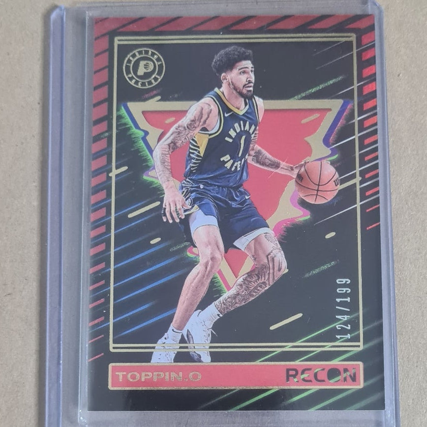 Obi Toppin 2023 -24 Panini Recon 124/199 numbered #115 NBA Basketball Indiana Pacers Excellent