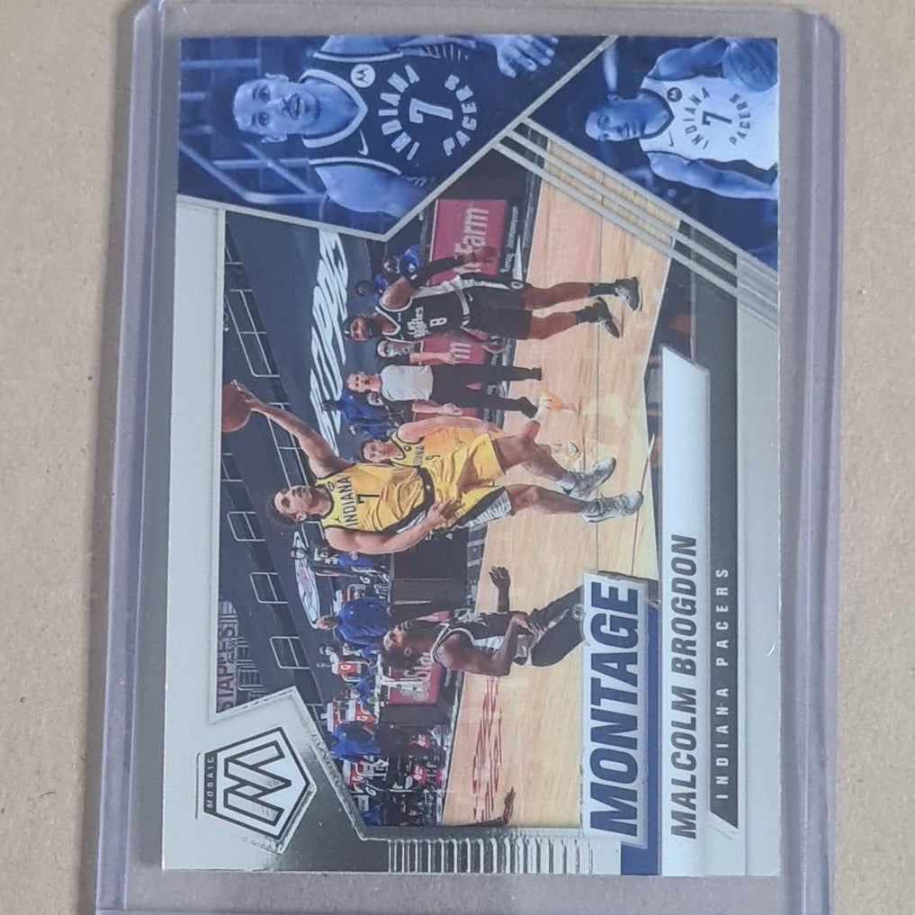 Malcolm Brogdon Panini Mosaic Montage #25 NBA Basketball Indiana Pacers Excellent