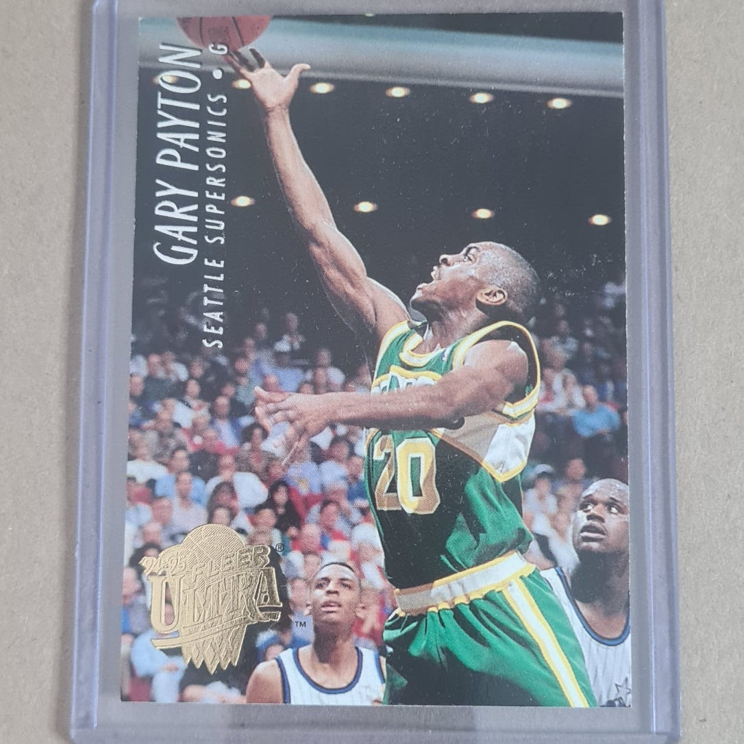 Gary Payton 1994 Fleer Ultra 94-95 #179 Basketball card Seattle super sonics excellent