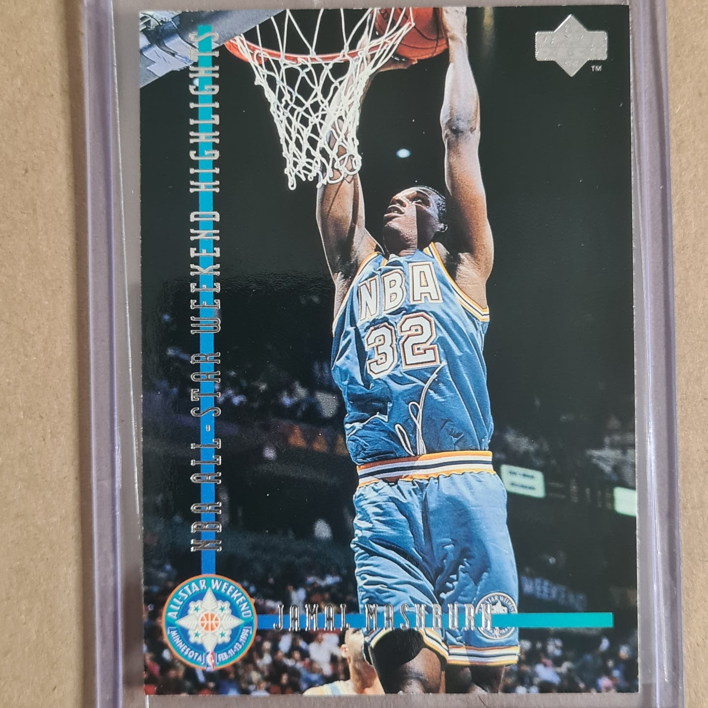 Jamal Mashburn 1994 Upper-Deck all star rookie #194 NBA Basketball card Excellent