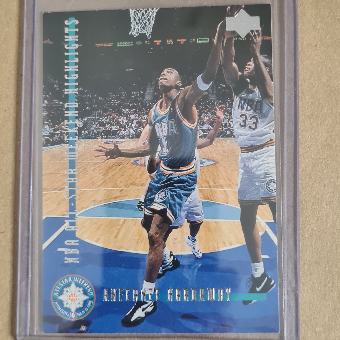 Anfernee Hardaway 1994 Upper-Deck all star rookie #188 NBA Basketball card Excellent