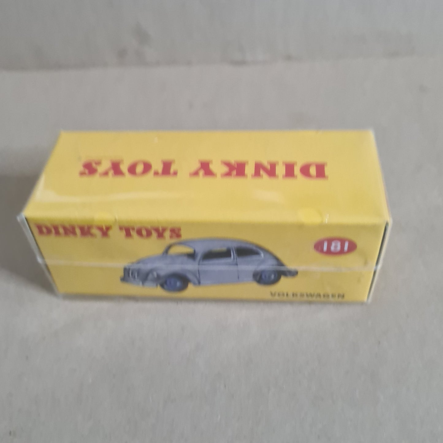 Dinky toys Atlas editions Norev collection #181 Volkswagen Beetle blue sealed diecast model