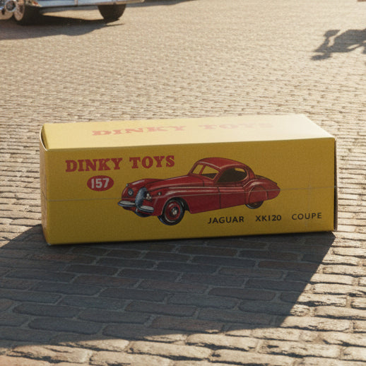 Dinky toys Atlas editions Norev collection #157 Jaguar XK120 Coupe green sealed diecast model