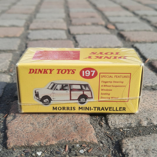 Dinky toys Atlas editions Norev collection #197 Morris Mini Traveller sealed diecast model