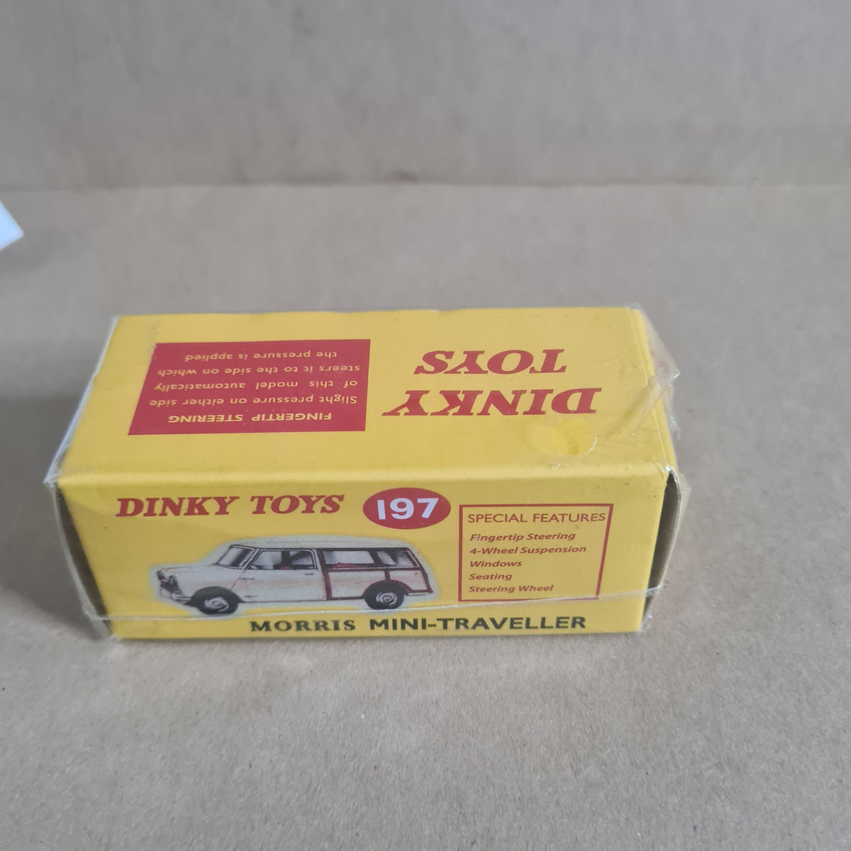 Dinky toys Atlas editions Norev collection #197 Morris Mini Traveller sealed diecast model