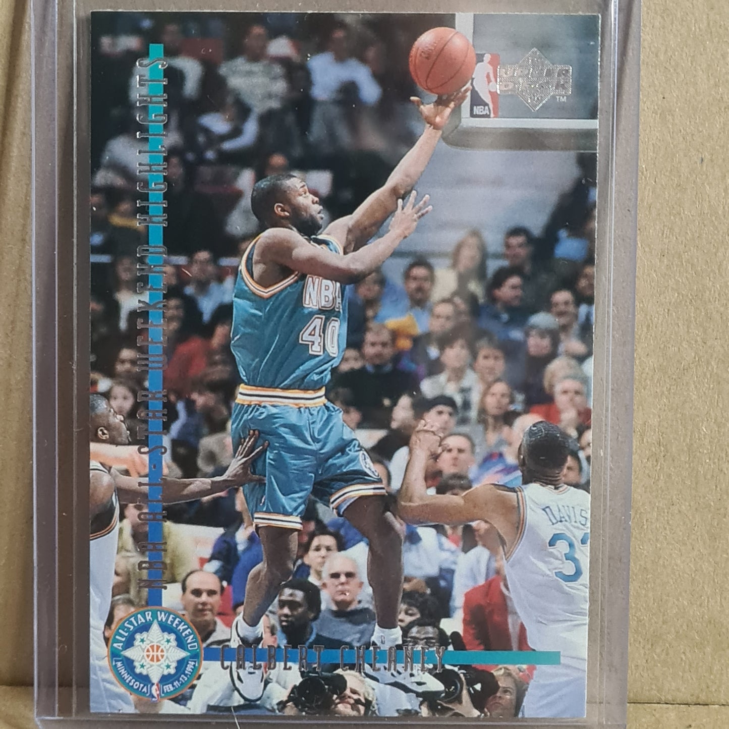 Calbert Cheaney 1994 Upper-Deck all star Rookie #182 NBA Basketball card very good - excellent