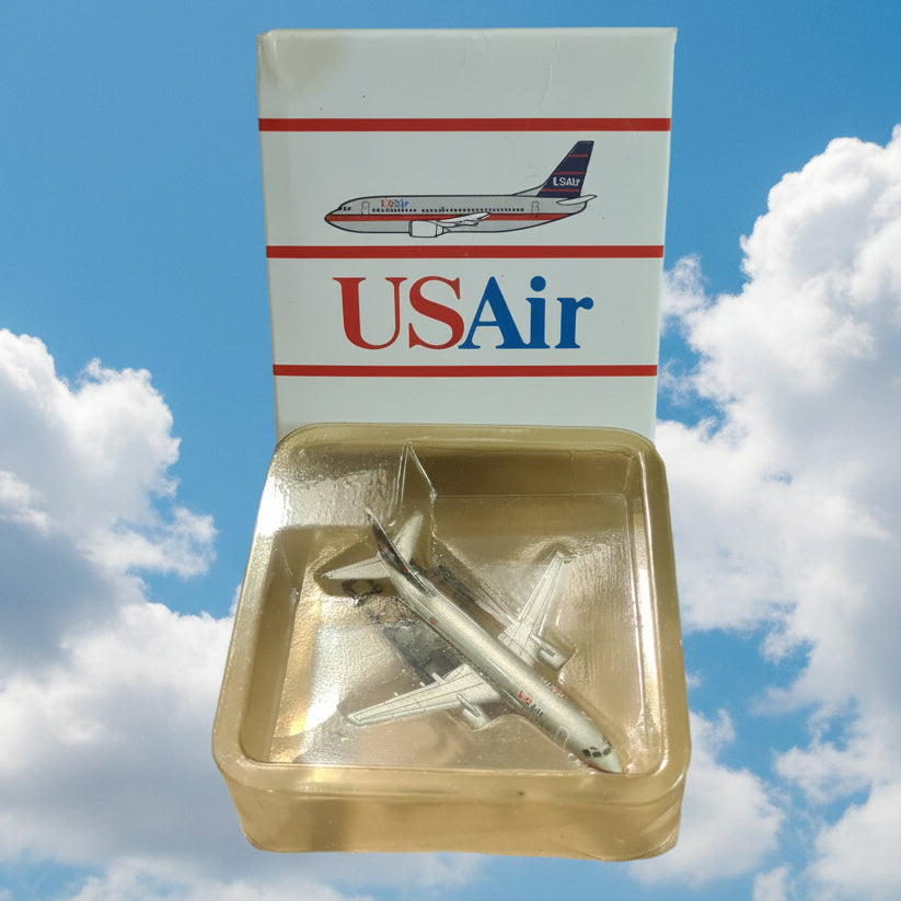 Schabak 1:600 Boeing 737-300 US Air diecast model plane 825/99 Good boxed