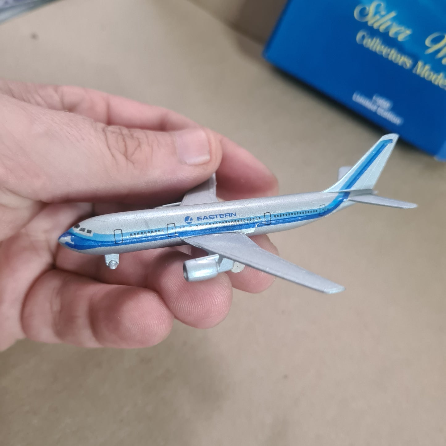 Schabak 1:600 Boeing Airbus 335/795 eastern  diecast plane some wear