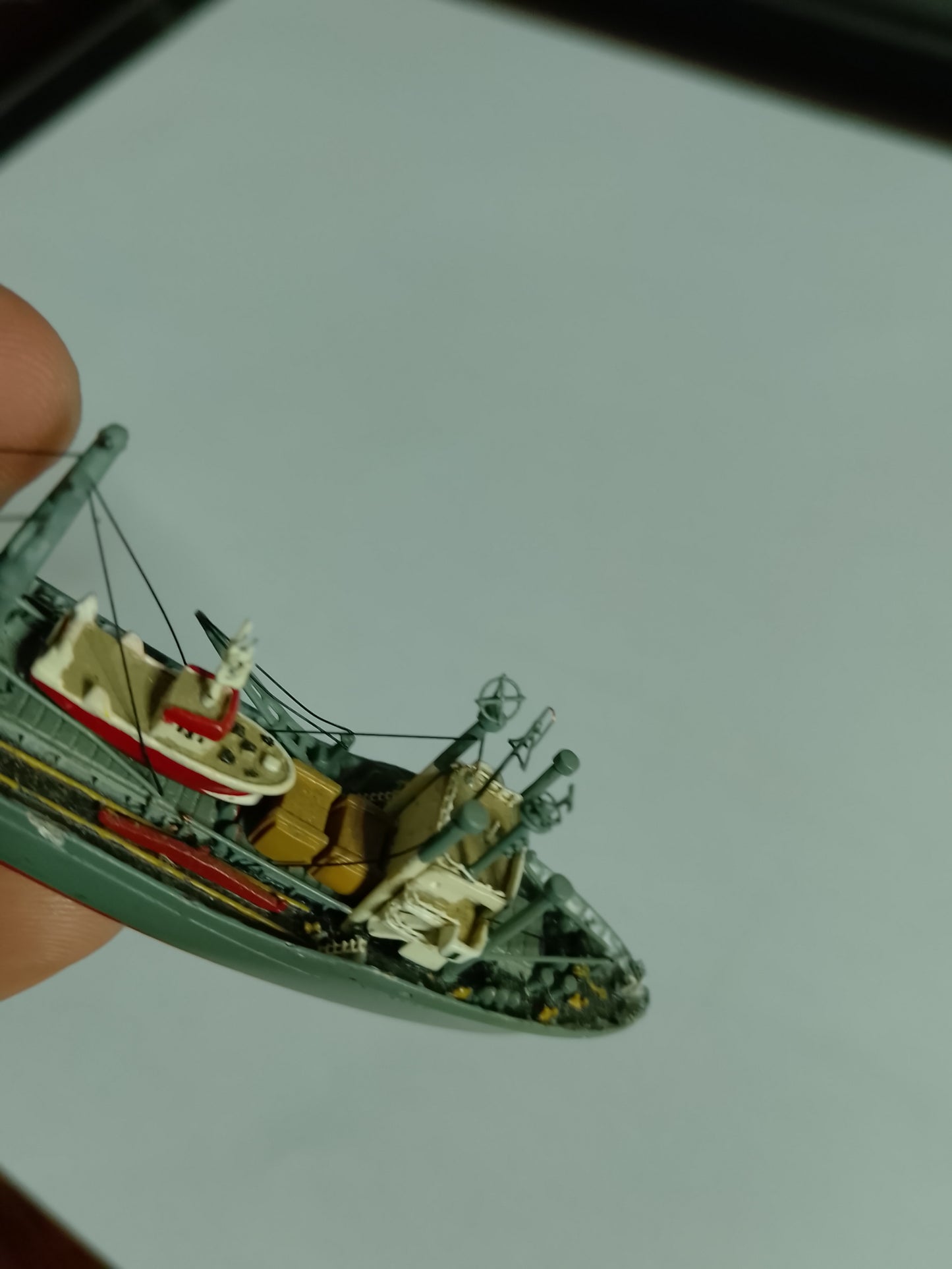 Carat 1:1250 080  waterline white metal 1962 Wildenfels German Freighter ship model loose nice rare