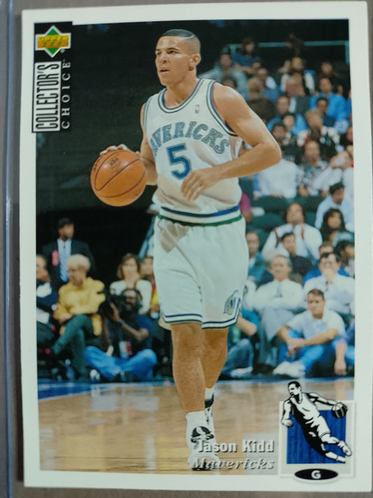 Jason Kidd 1994 Upper Deck collectors choice Rookie #250 NBA Basketball Dallas Mavericks excellent