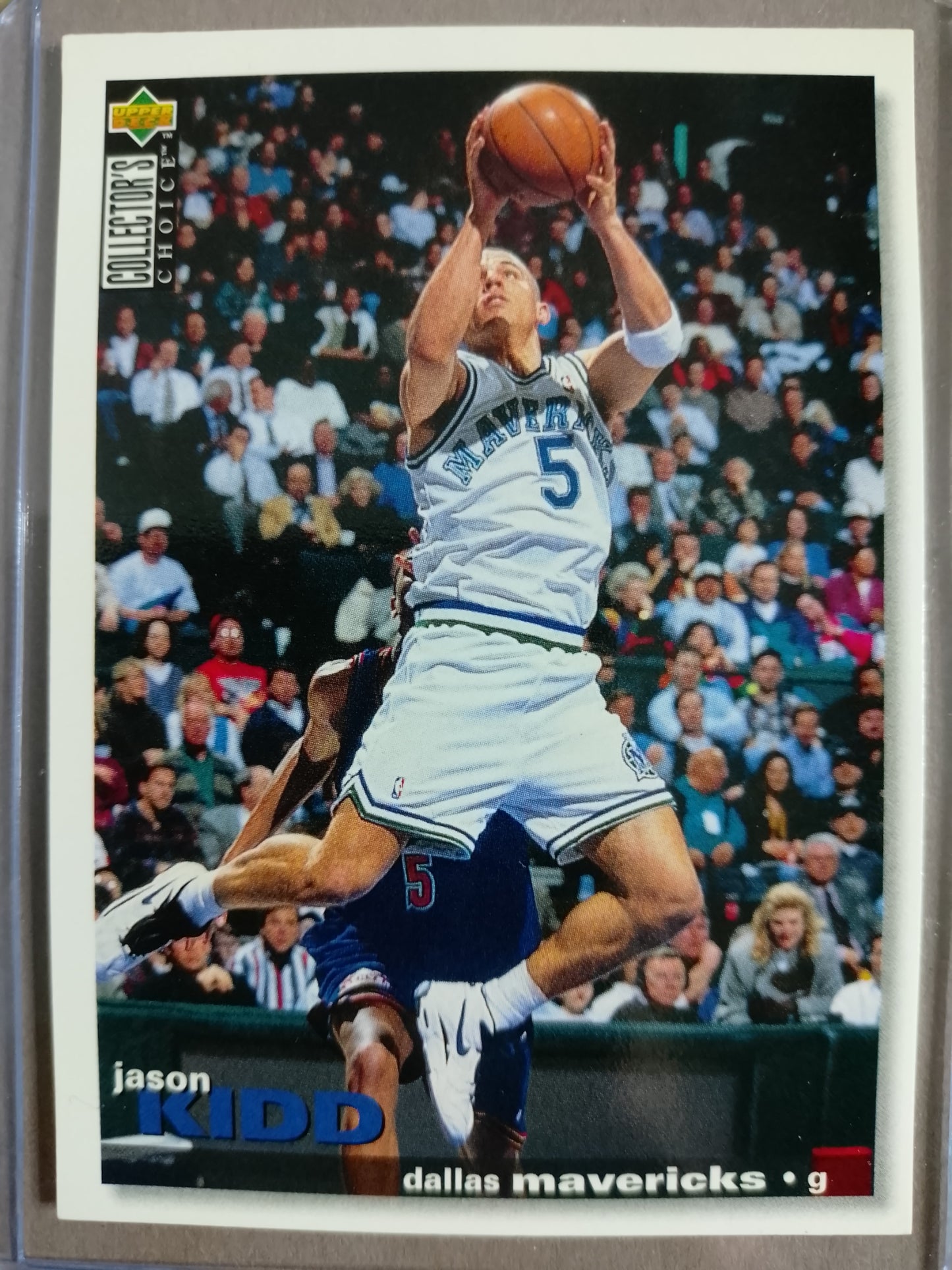 Jason Kidd 1995 upper-Deck collectors choice #5 NBA Basketball Dallas Mavericks Excellent