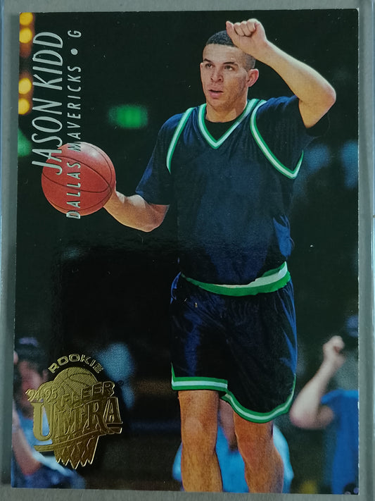 Jason Kidd 1995 Fleer Ultra 94-95 Rookie #43 NBA Basketball Dallas Mavericks good +