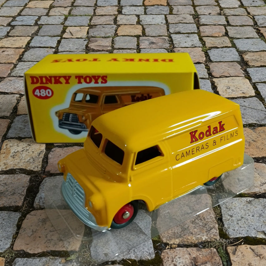 Dinky toys Atlas editions Norev collection #480 Bedford 10 cwt Van Kodak diecast model excellent