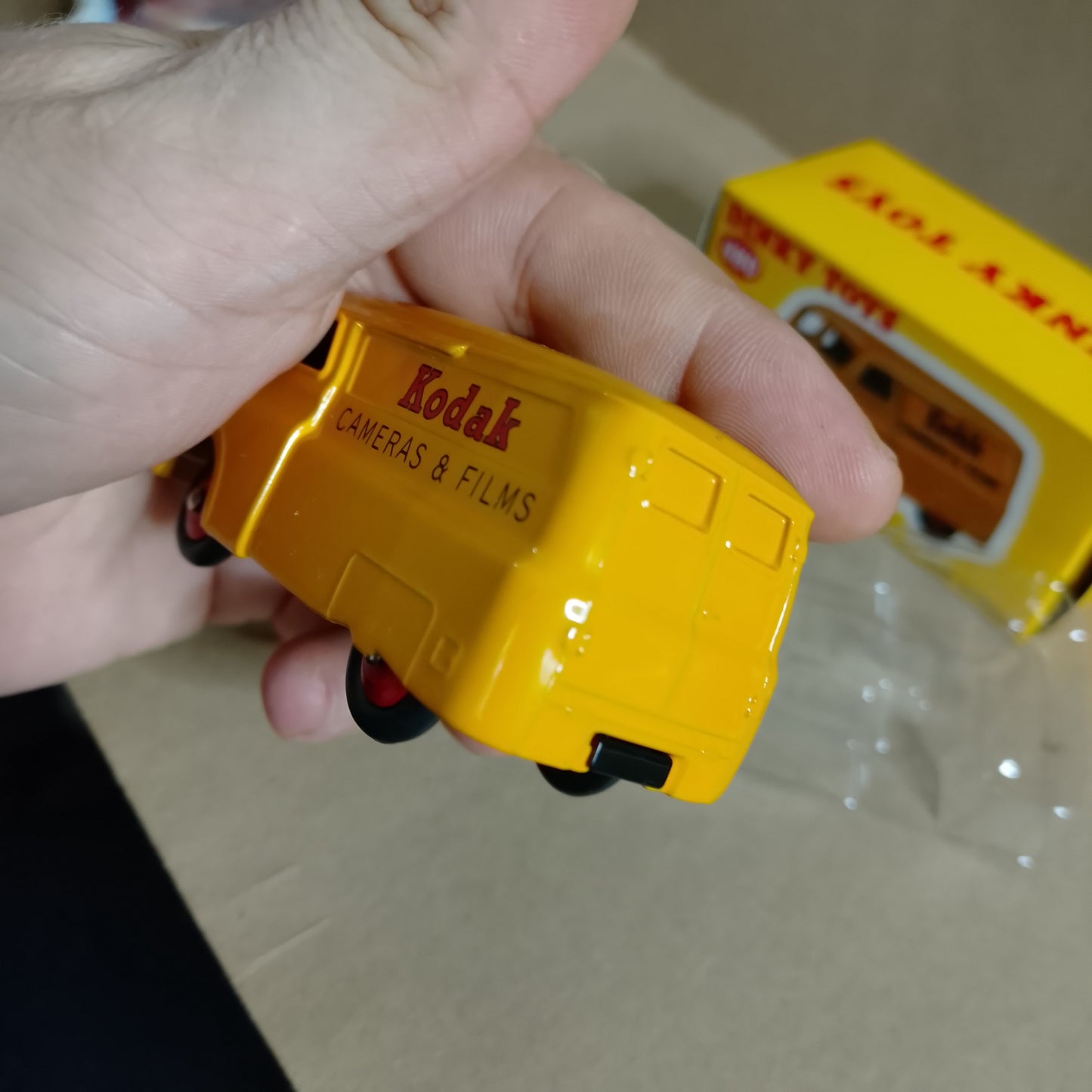 Dinky toys Atlas editions Norev collection #480 Bedford 10 cwt Van Kodak diecast model excellent