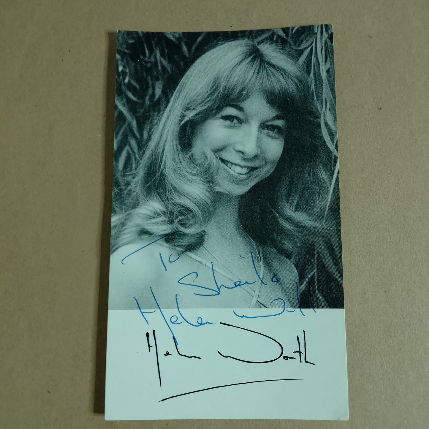 Helen Worth Coronation street actress Television Autograph early version
