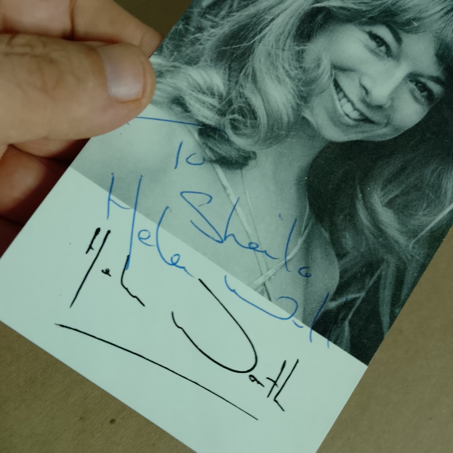 Helen Worth Coronation street actress Television Autograph early version