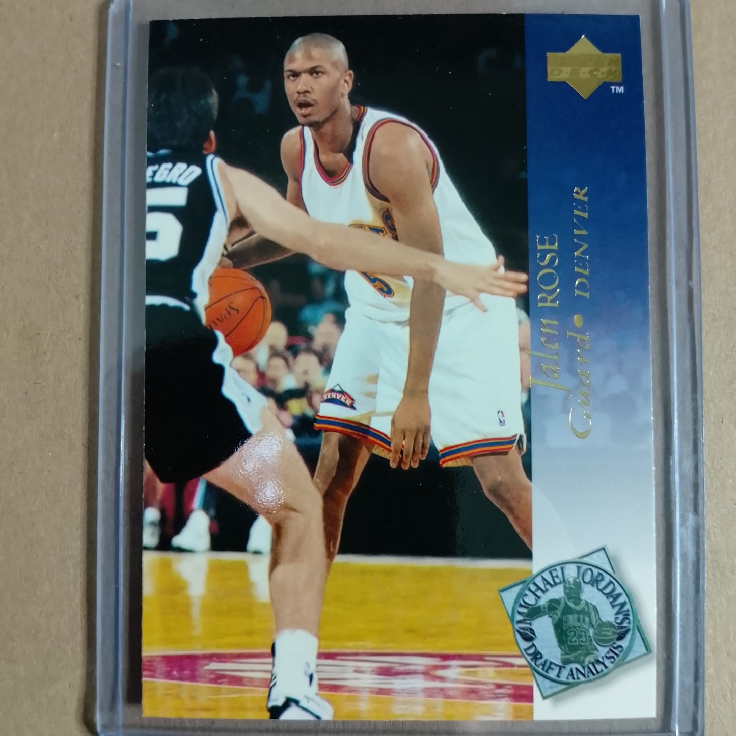 Jalen Rose 1995 Upper-Deck jordans analysis #184 NBA Denver Nuggets Excellent