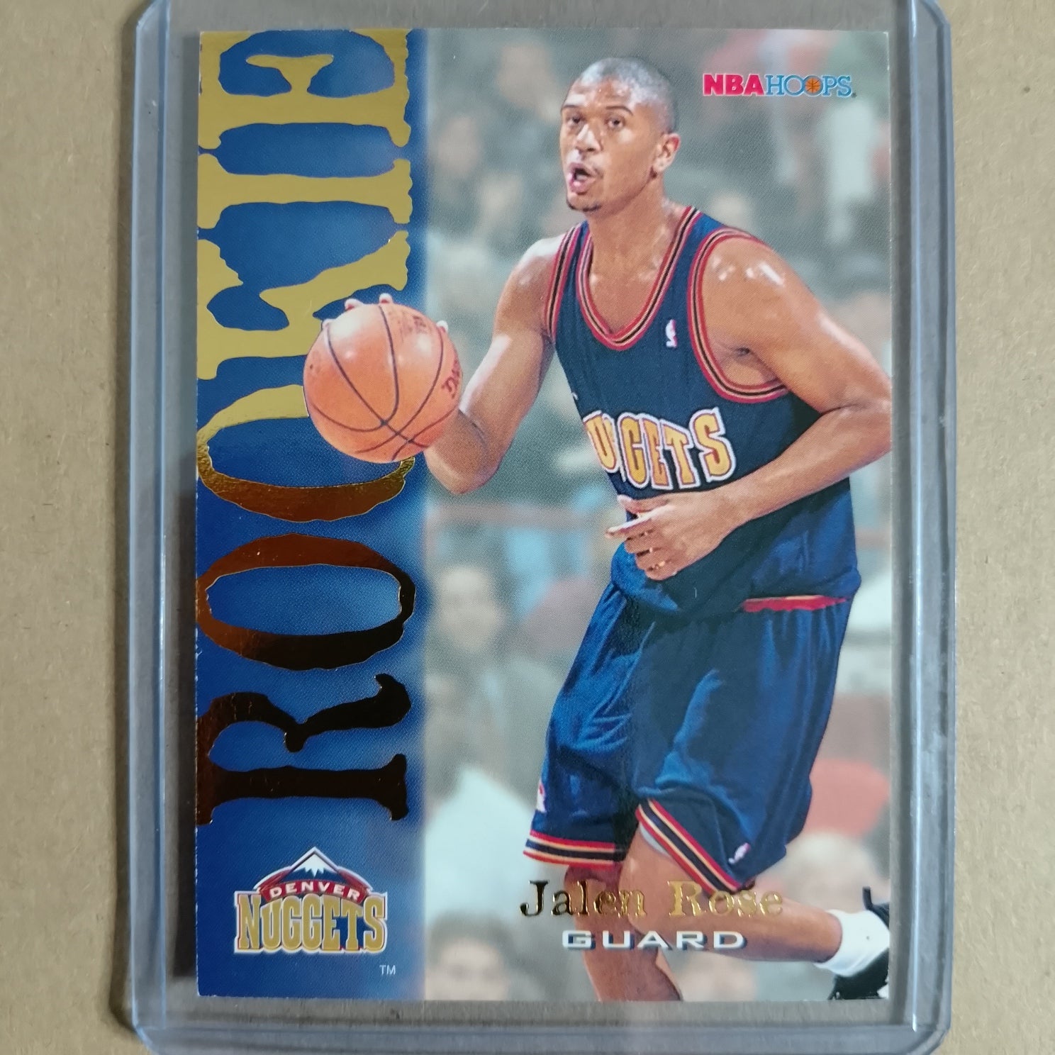 Jalen Rose 1995 Skybox NBA Hoops Rookie #320 NBA Denver Nuggets Excellent