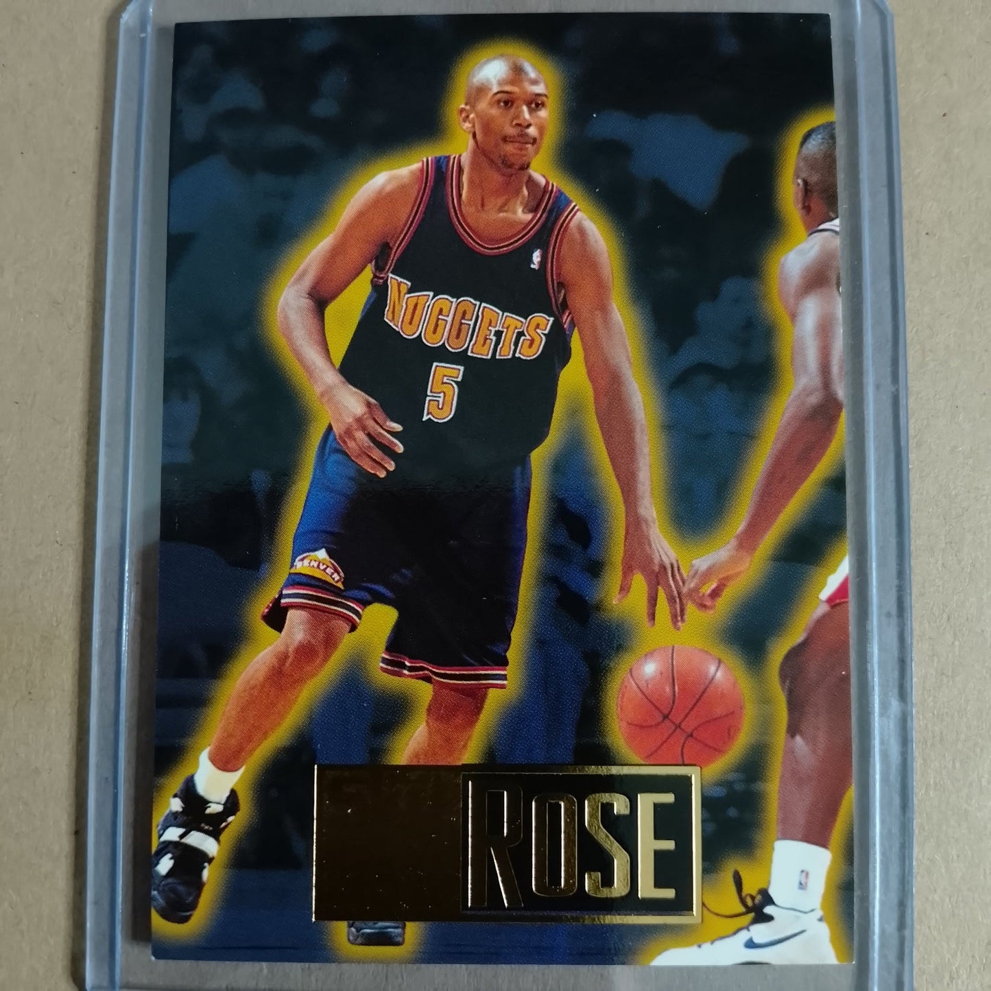Jalen Rose 1995 Skybox Rookie #224 NBA Basketball  Denver Nuggets Excellent