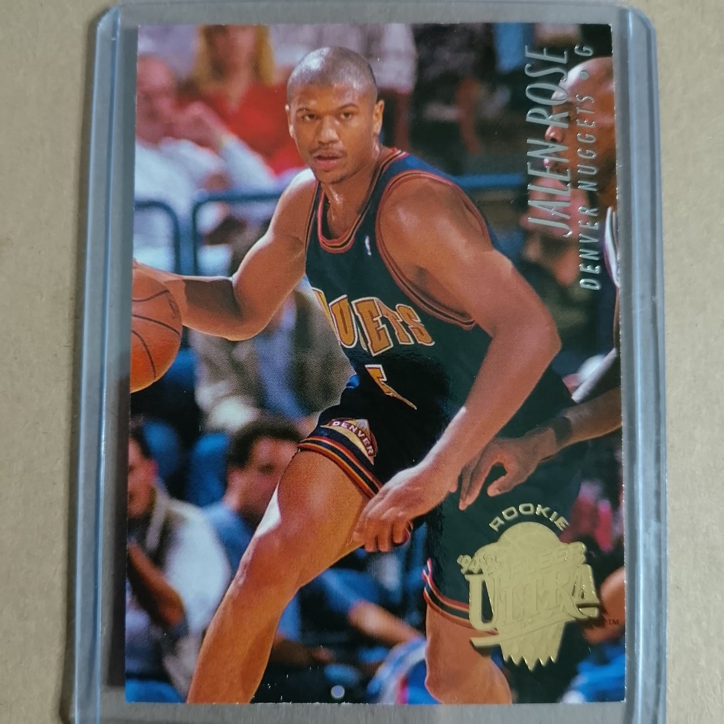 Jalen Rose 1995 Fleer Ultra Rookie #234 NBA Basketball  Denver Nuggets Excellent