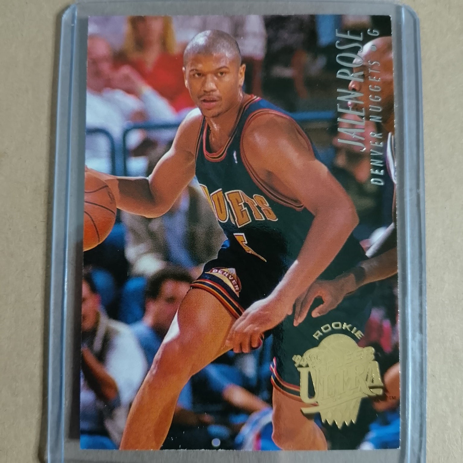 Jalen Rose 1995 Fleer Ultra Rookie #234 NBA Basketball  Denver Nuggets Excellent