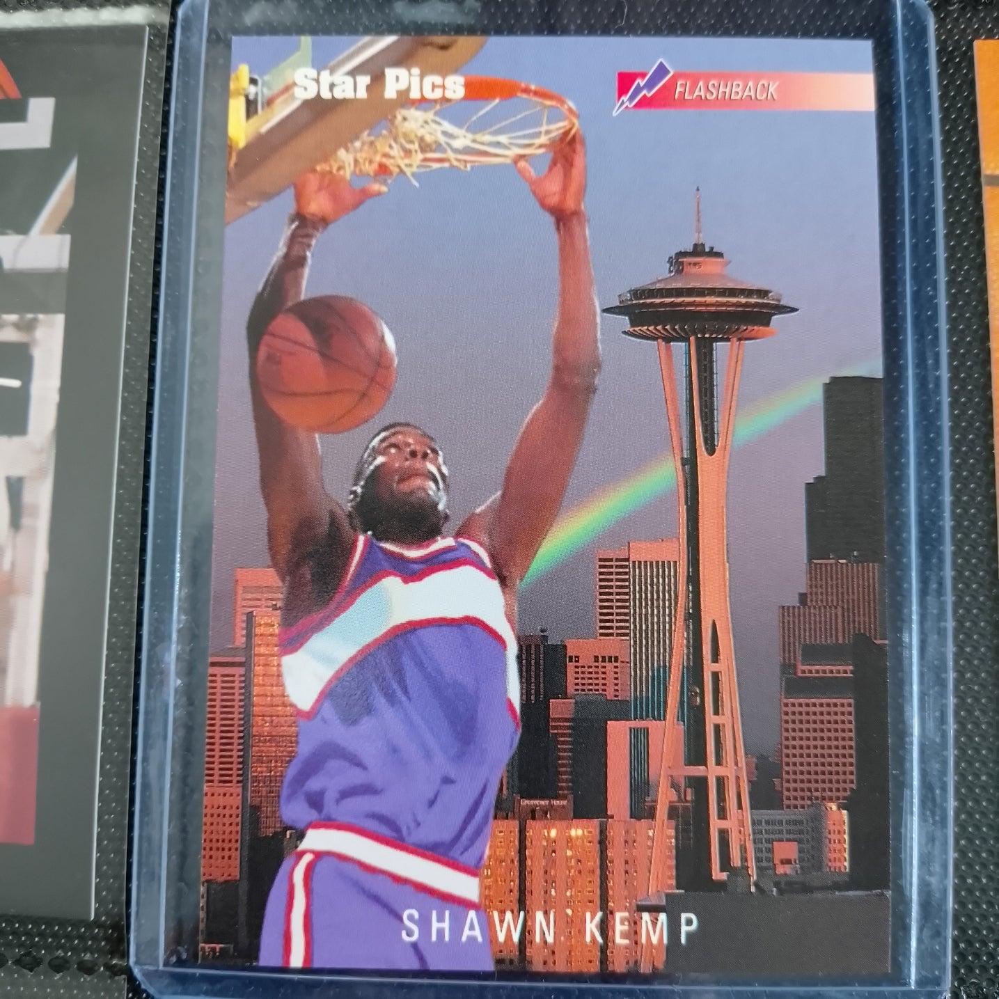 Shawn Kemp 1991 star pics flashback  #50 NBA Basketball concord colledge superb Sleeved