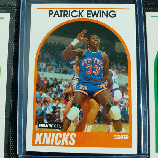 Patrick Ewing 1989 NBA Hoops  #80 NBA Basketball New York Knicks superb Sleeved