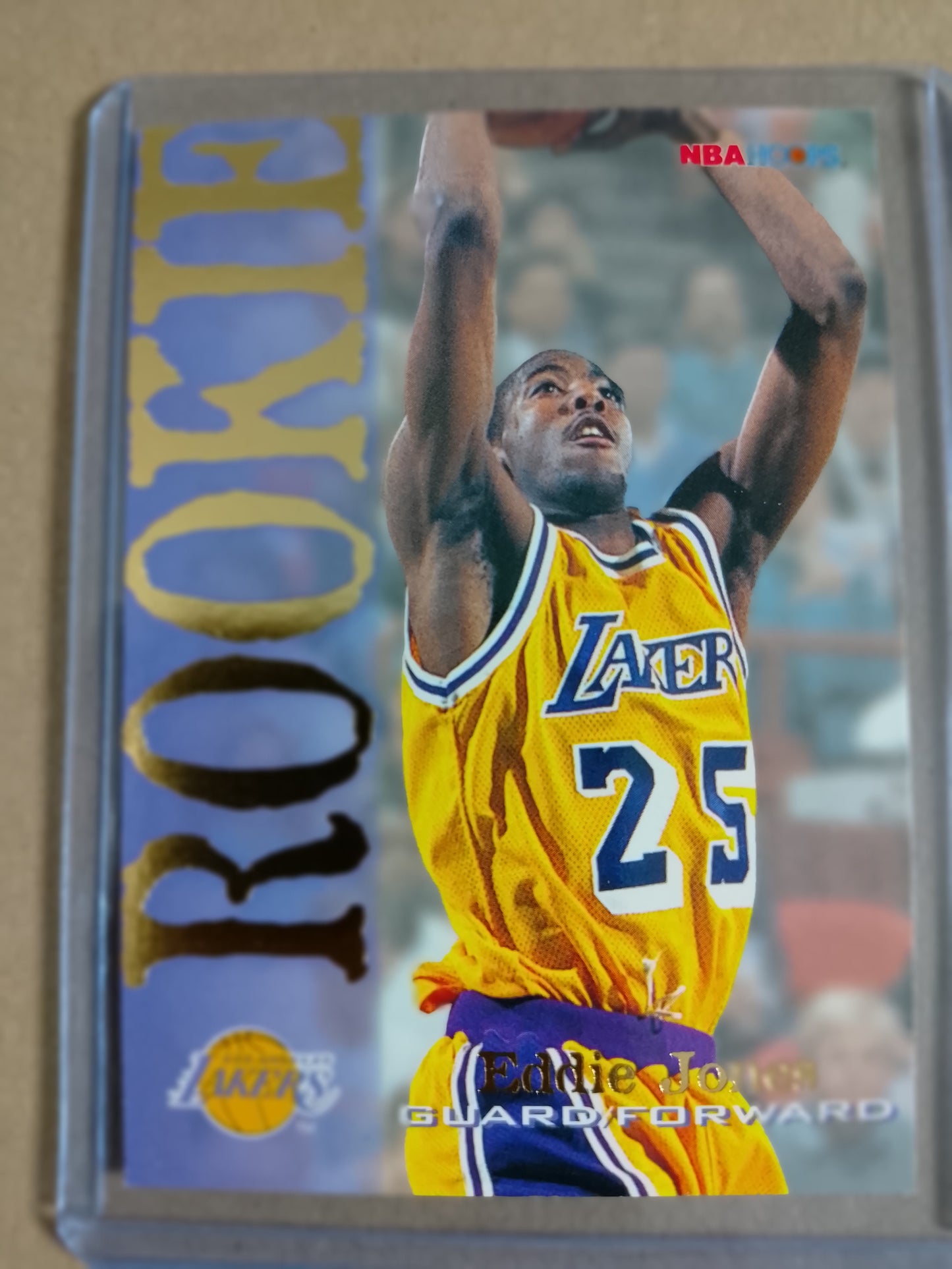 Eddie Jones 1995 Skybox NBA Hoops Rookie RC #339 NBA Basketball LA Lakers Excellent
