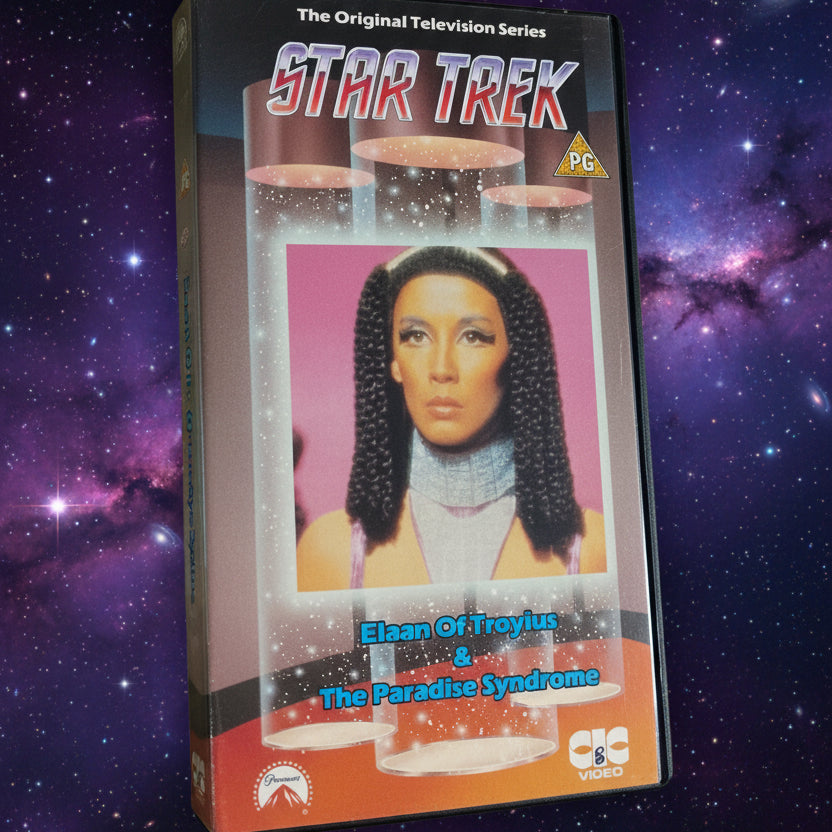 Star Trek CIC Video VHS Cassette episodes 57 & 58 Elaan of Troyius retro film TV PG 